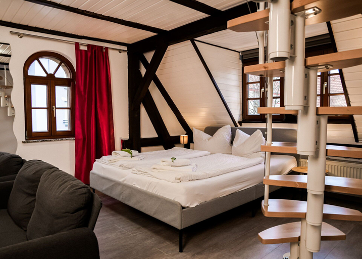 Bedroom 3, Pension Trobischhof, Dresden