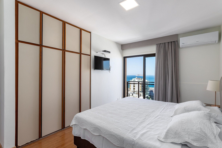 Bedroom 3, (1402) 2 Suítes, Vista para o Mar e Cristo, Rio de Janeiro