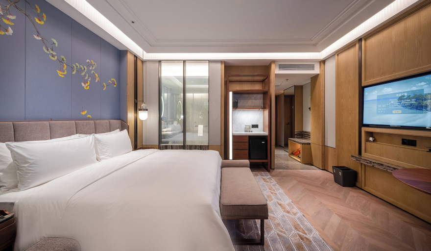 Bedroom 2, Tianfu Joyhub Air Hotel, Chengdu