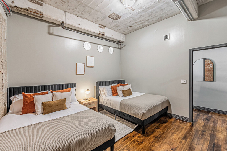 Bedroom 2, Downtown Dallas Loft, Dallas