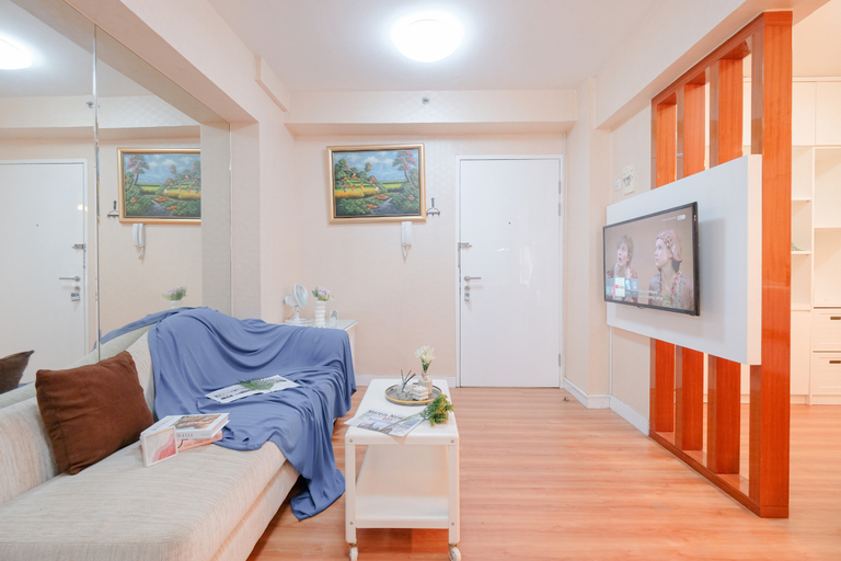 Bedroom 2, Combined 1BR at Green Bay Pluit Apartment By Travelio, Jakarta Utara