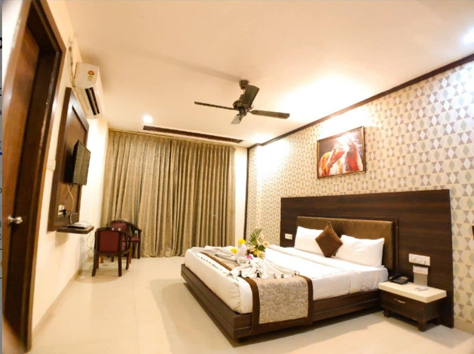 Bedroom, Hotel Badrika Inn , Rewa