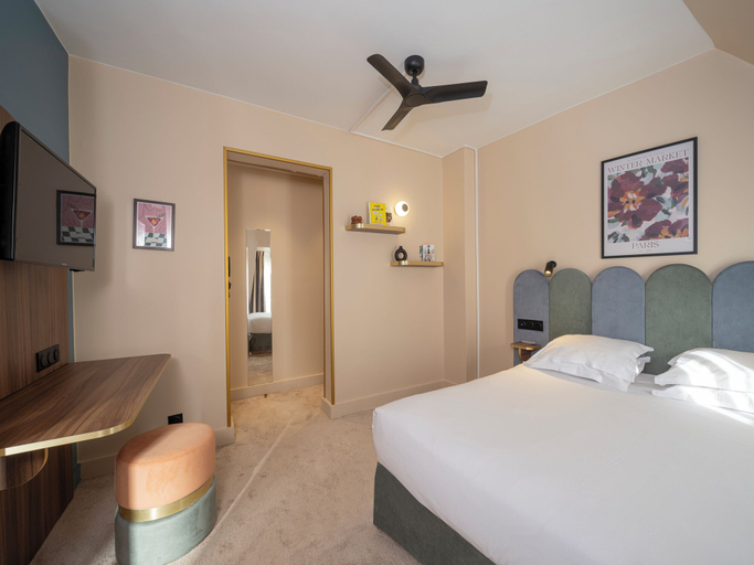 Bedroom 3, Hotel Boronali Montmartre, Paris