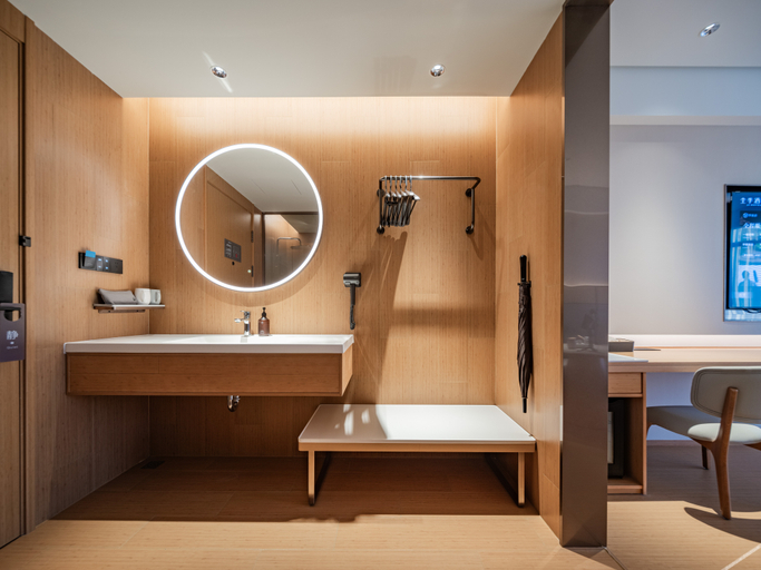 Bathroom 4, Ji Hotel Yan'an New District Wuyue Plaza, Yan'an