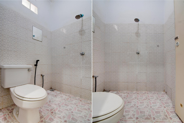 Bathroom 4, Hotel O Raya Guest House Syariah, Pekanbaru