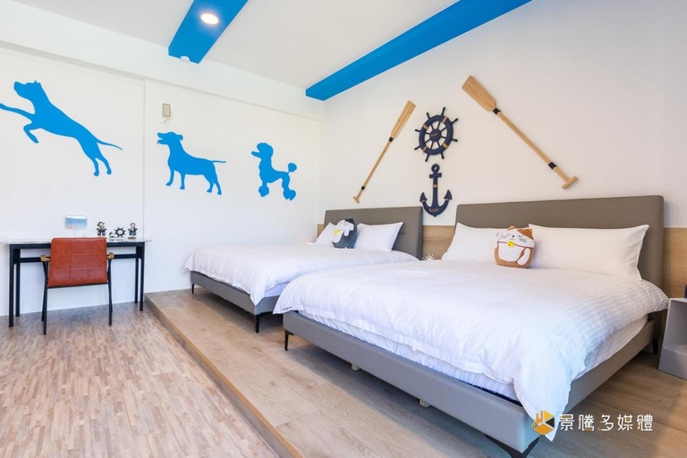 Bedroom, Happy Dog Pet-Friendly Homestay - License Number 2598, Hualien
