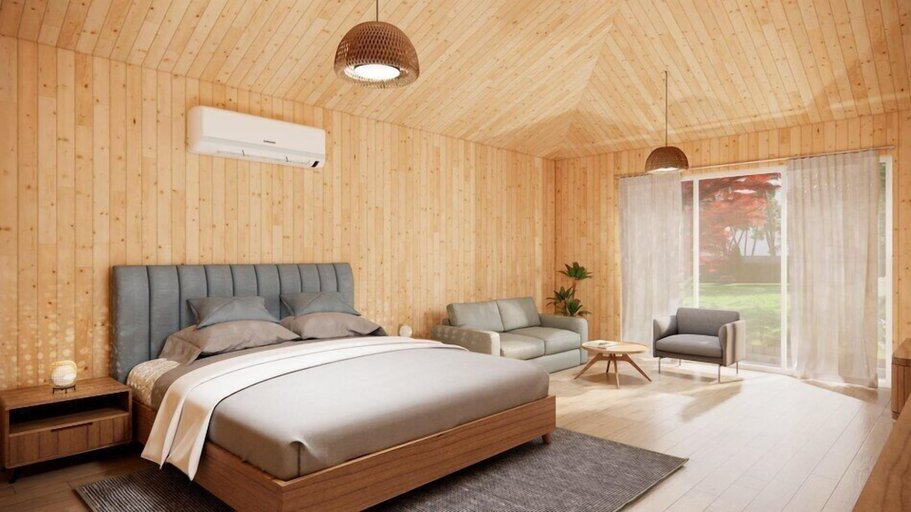 Bedroom 5, Praveg Beach Resort Nagoa Beach Diu, Diu