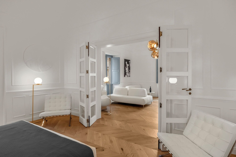 Bedroom 2, Palazzo Palmeri Rooms, Syracuse