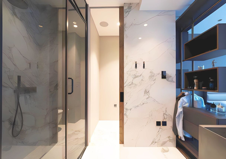 Bathroom 2, Soho Living 2-Bedroom Apartment in Soho, London