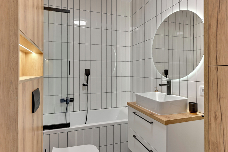 Bathroom 4, Horizon 122 -SeaView by GrandApartments, Gdańsk City