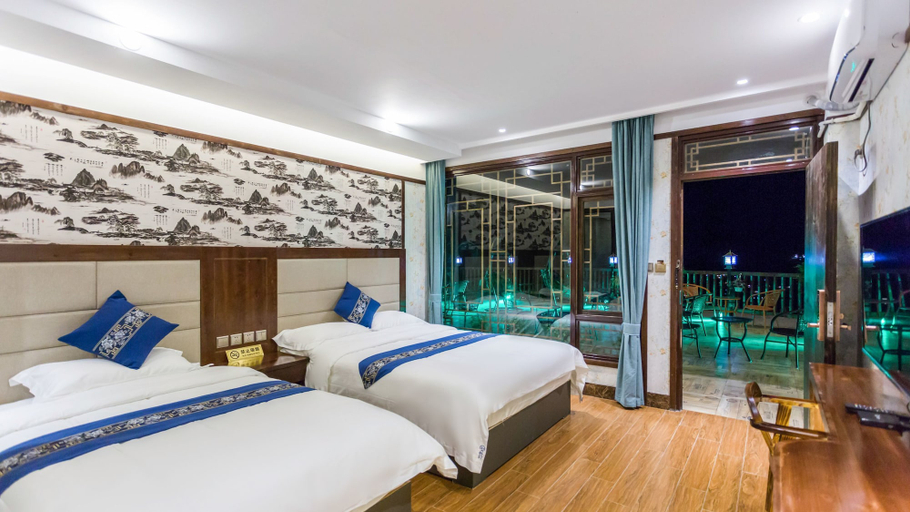 Bedroom 3, Floral Hotel Xijiang Banshan Yunfu, Qiandongnan Miao and Dong