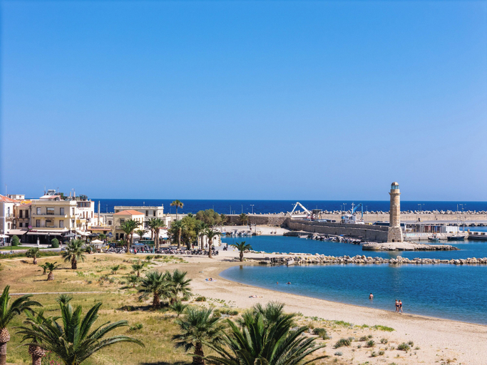 Exterior & Views 2, seafront cozy suite for 2 in Rethymno, Crete