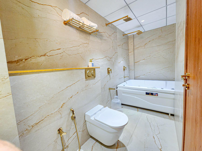 Bathroom 3, Hotel Nova Bliss, Rajkot