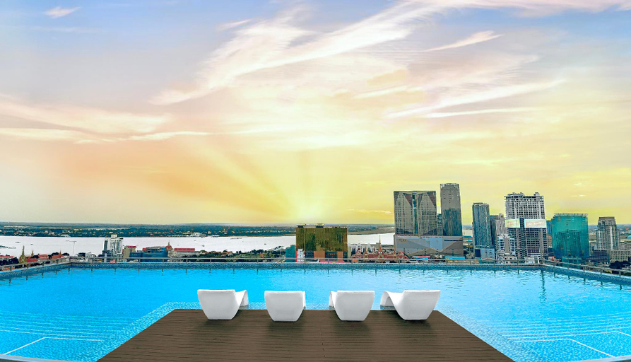Sport & Beauty 2, Phnom Penh Infinity Pool Min. $22/N - M Residence, Phnom Penh