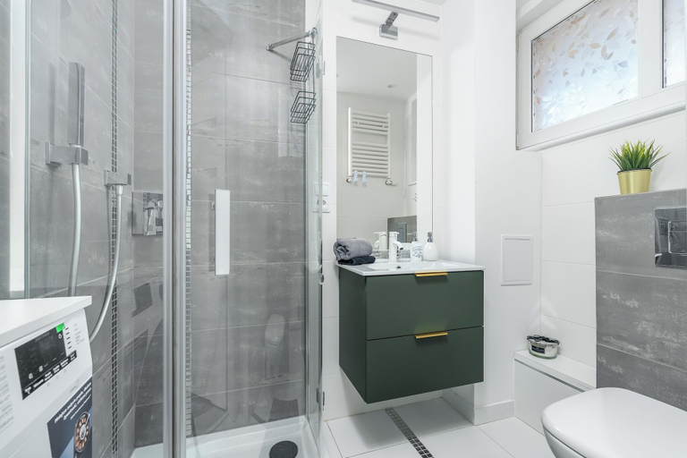 Bathroom, MARGI Mimi Apartament, Szczecin