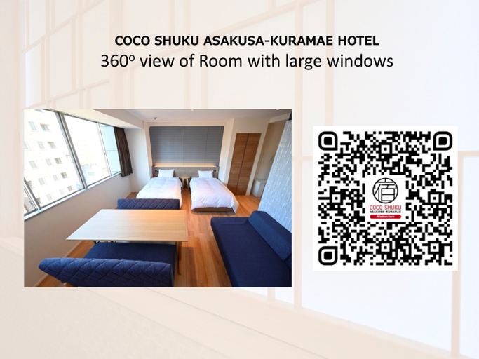Bedroom 3, Cocoshuku Asakusa Kuramae, Taitō