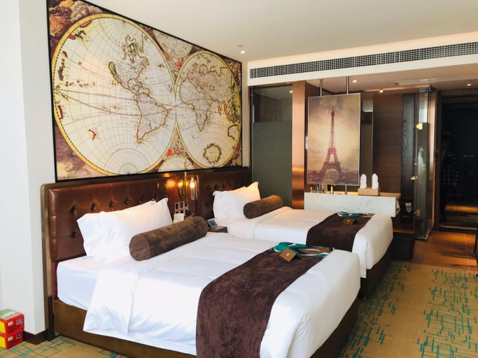 Bedroom 2, James Joyce Coffetel Chengdou Wuqing Wanda Plaza, Chengdu