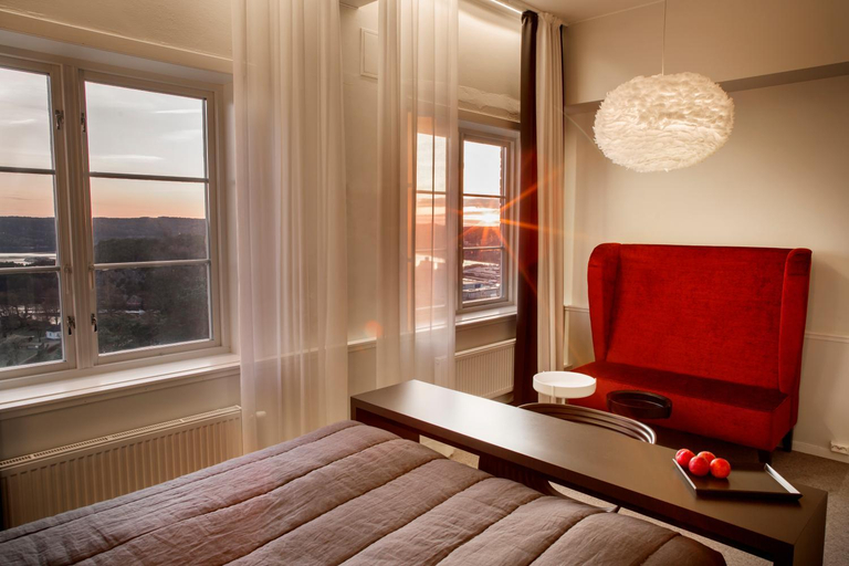 Bedroom, Fredriksten Hotell, Halden