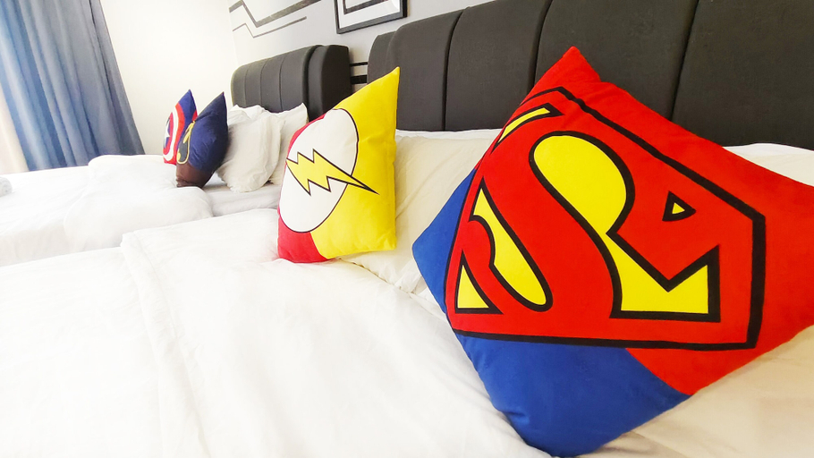 Bedroom 3, Heroes Home 8pax near Subway station, Kuala Lumpur