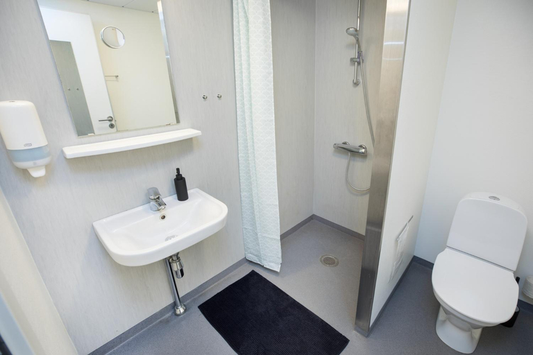 Bathroom 5, OnlySleep Trafikcenter, Slagelse