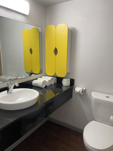 Bathroom 5, Contessa Inn, Gregg