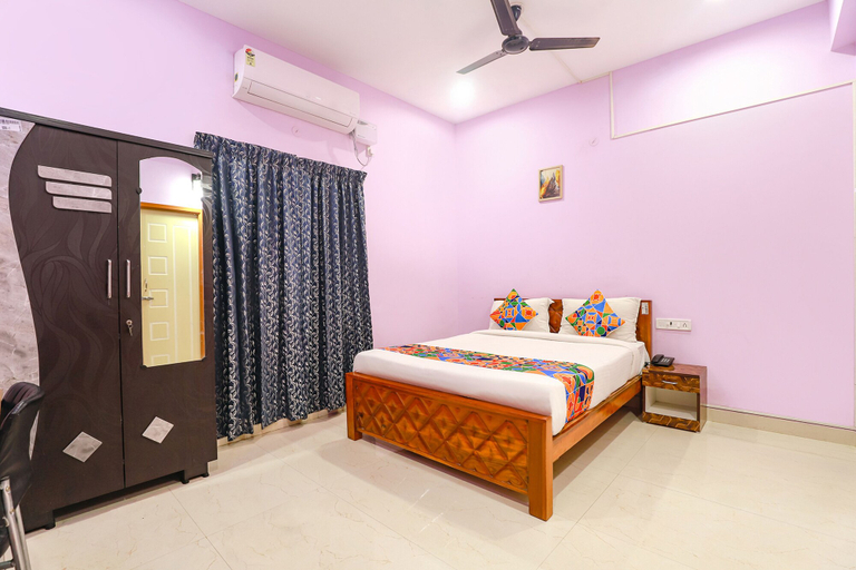 Bedroom 1, Fabhotel Home Tree Service Apartment Kolathur, Thiruvallur