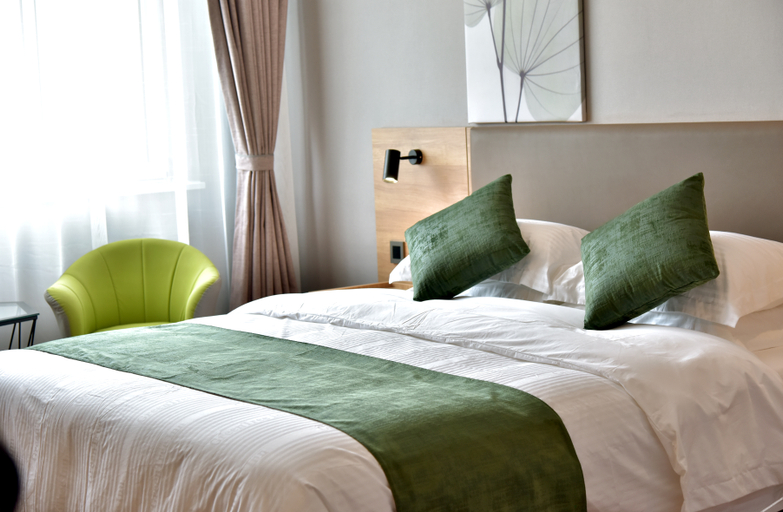Bedroom 2, GreenTree Inn(No.2 Middle School Store), Liaocheng