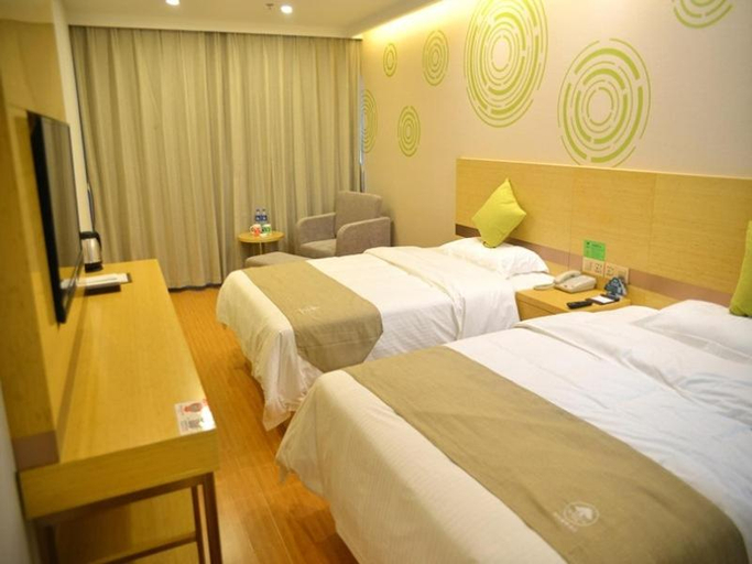 Bedroom 3, GreenTree Inn Suzhou Changshu Huanghe Road Linli Center Express Hotel, Suzhou