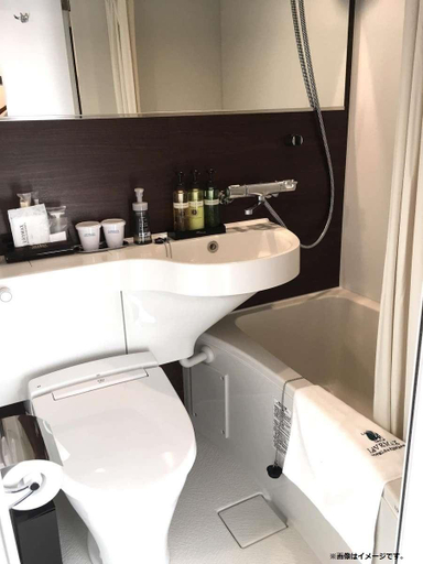 Bathroom 4, Hotel Livemax Chiba Minato Ekimae, Chiba
