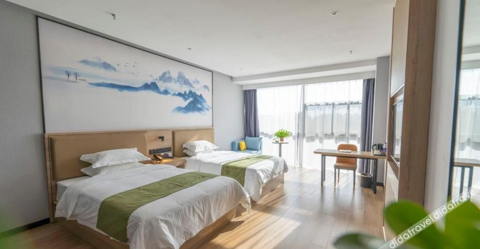 Bedroom 2, Green Tree Inn Chuzhou High-speed Railway Station Zhixuan, Chuzhou