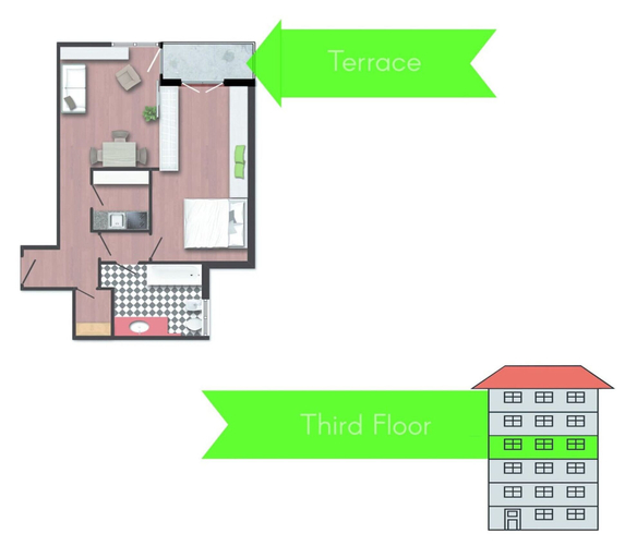 Floor plan 4, Centro Piazza San Marco 1 Bright & Central Apar, Milano