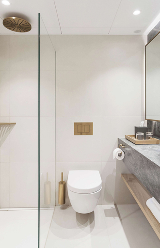 Bathroom 5, Admiral Hotel Copenhagen, Copenhagen