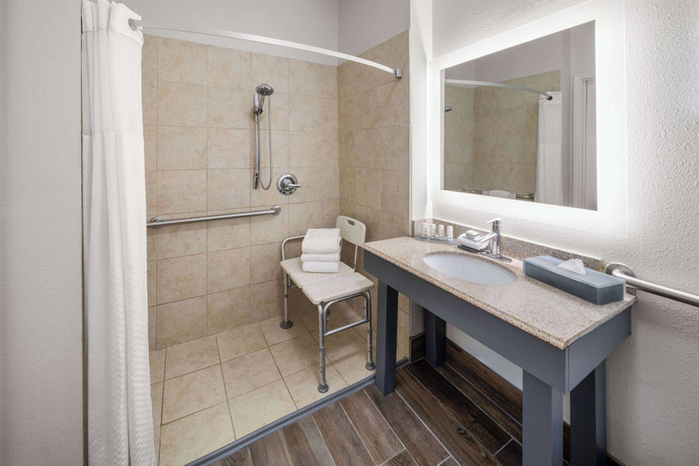 Bathroom 4, La Quinta Inn & Suites by Wyndham Angleton, Brazoria