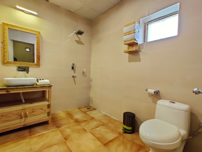 Bathroom, White Sands Resort- Best Resort in NUBRA, Leh