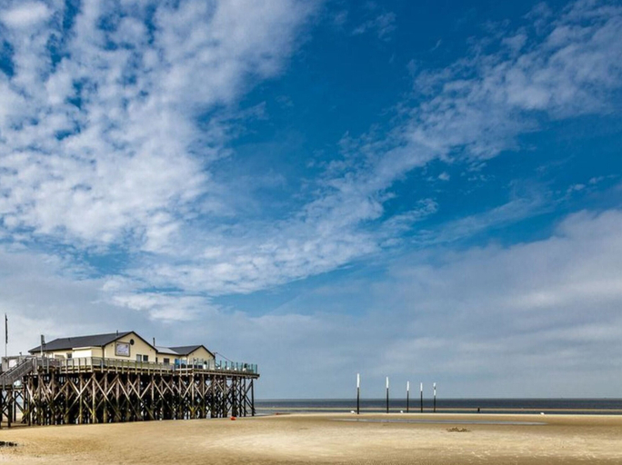 View from property 3, Semi-detached House in St. Peter-ording, Nordfriesland