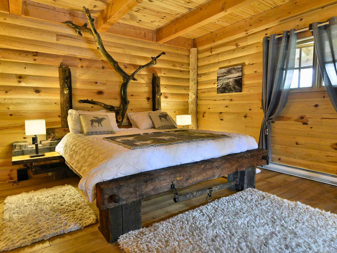 Bedroom 2, Les Chalets de Môh, Charlevoix-Est