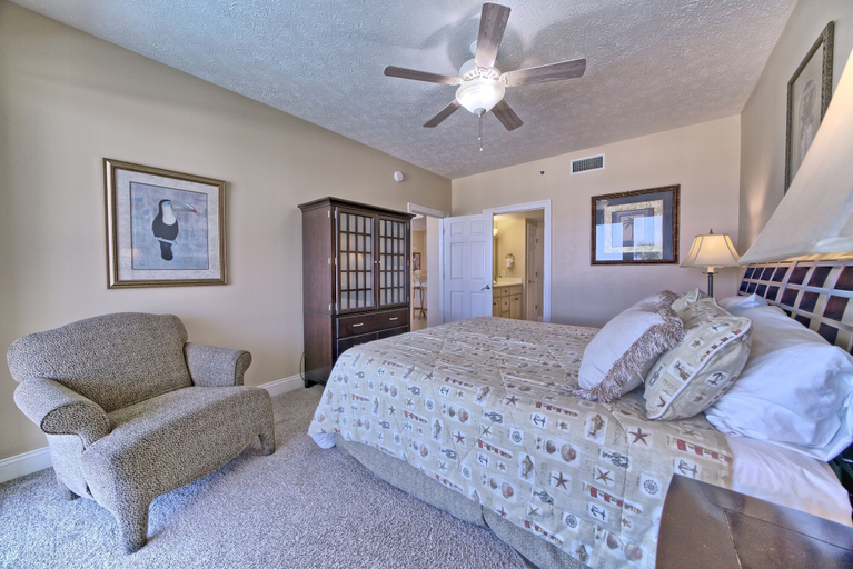 Bedroom 3, Beautiful Beachfront Condo with Pool View - Unit 0203 by RedAwning, Bay