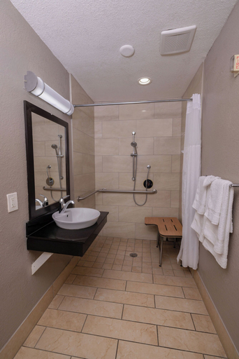 Bathroom 5, Motel 6 Ontario, CA - Airport, San Bernardino