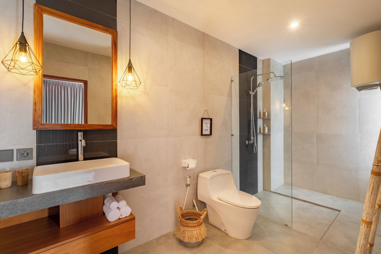 Bathroom 3, 2BR Private Pool Villa in Ubud, Balcony View, Gianyar