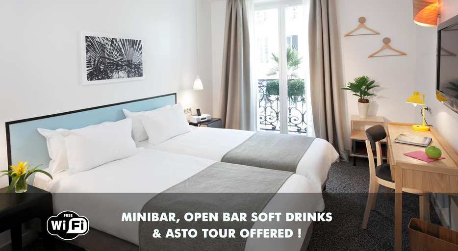 Bedroom, Hotel Palm - Astotel, Paris