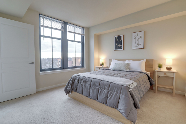 Bedroom 3, Walkable Alexandria Apts, Arlington