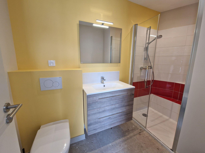 Bathroom 3, House in Terenez with Stunning Harbour Views, Finistère