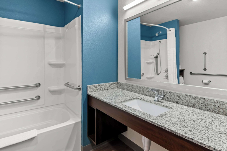 Bathroom 4, Woodspring Suites Waco South, McLennan