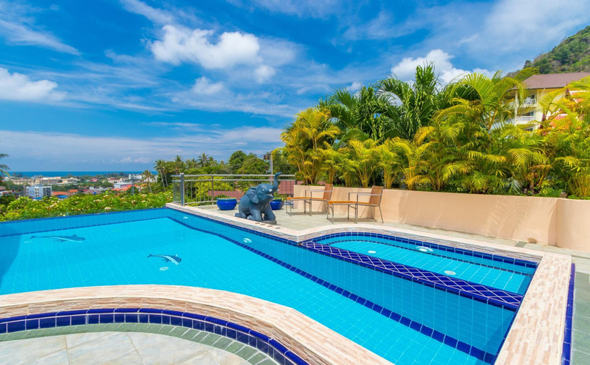 Sport & Beauty 2, Villa Jasmine, chef, 4 Bed Sea View Infinity Pool, Pulau Phuket
