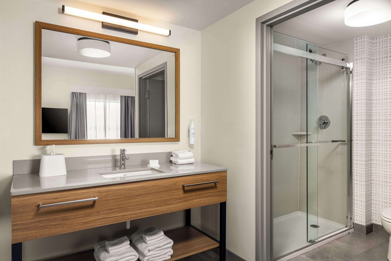 Bathroom 4, Hampton Inn & Suites Moline-Quad City Int'l Aprt, Rock Island