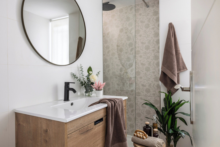 Bathroom 2, Costa Madrid Apartment Sleeps 5 With Terrace, Madrid