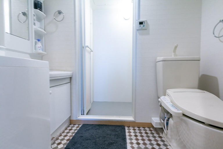 Bathroom 3, MS5 【50㎡2BR】1min from Sakuragawa Station 8 people, Osaka