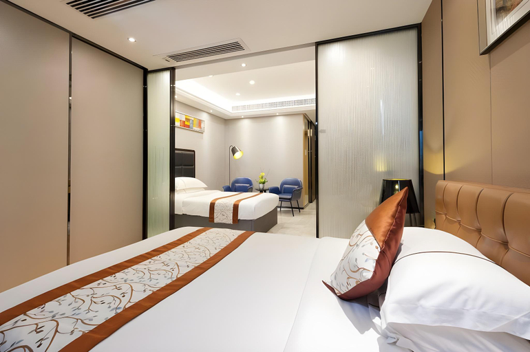 Bedroom 2, Green Lemon Tree International Apartment Amall Branch, Guangzhou