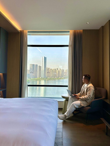 Bedroom 4, The Meixi Lake, Changsha - Marriott Executive Apartments, Changsha