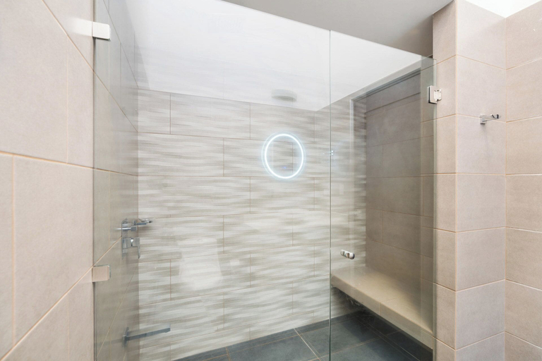 Bathroom, Sophisticated Home with a Chic Design and a Private Terrace with a Plunge Pool, Carrillo